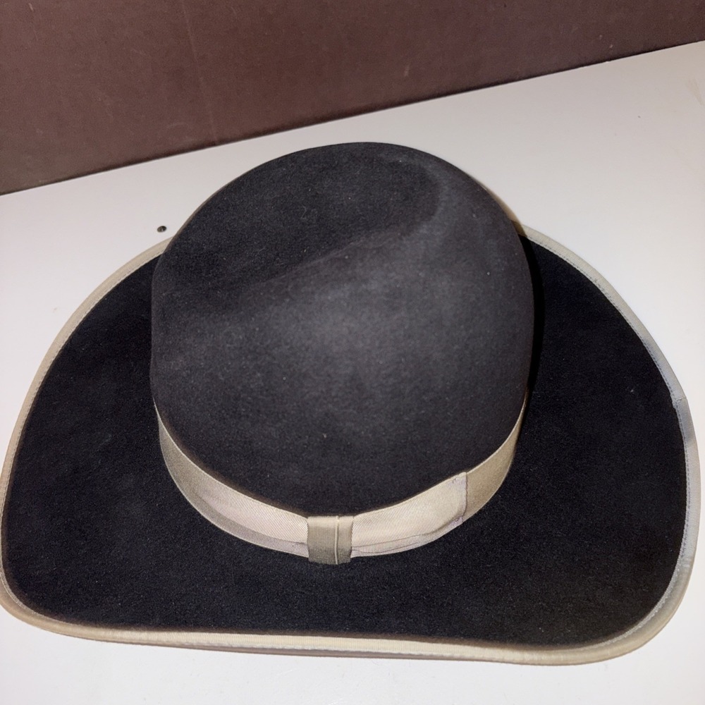 Beaver Brand Hats Fur Felt Size 6 7/8 Vintage - Picture 4 of 9